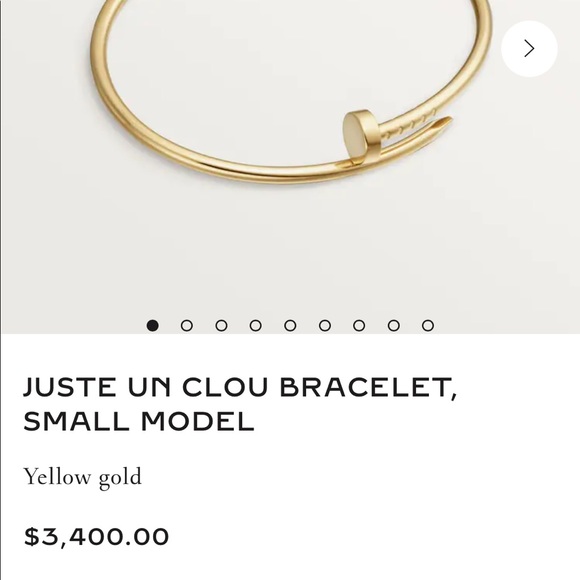 **‼️SOLD‼️** Cartier Juste Un Clou Bracelet , Small Model! - Picture 7 of 7
